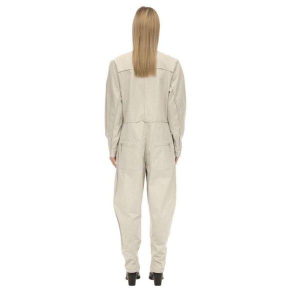 Isabel Marant Étoile - Leiko Cotton Canvas Jumpsuit / Size 36FR - 4US - Picture 5 of 10